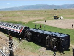 Trene mayınlı saldırı