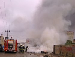 Diyarbakır’da korkutan yangın