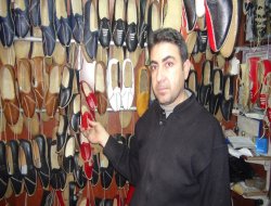 Doğal deriden üretilen yemeni ayakkabılara yoğun ilgi