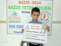 IHO-Ebrar Gazzeli yetimlere umut oldu