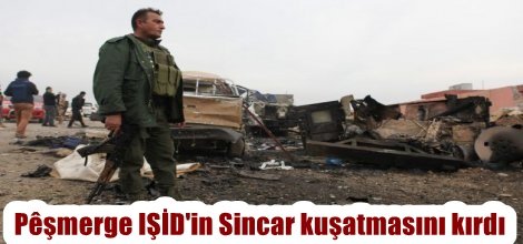 Peşmerge IŞİD'in Sincar kuşatmasını kırdı