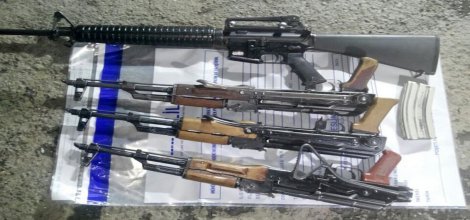 Batman’da kaçan araçta 3 adet kalaşnikof ve M-16 ele geçirildi