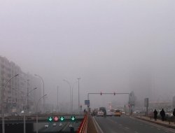 Diyarbakır’da yoğun sis