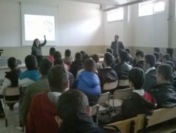 Lise öğrencilerine sigaranın zararları anlatıldı