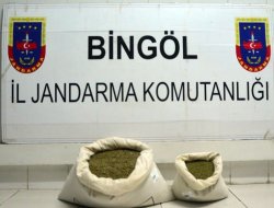 Bingöl'de 5 kilo 700 gram esrar ele geçirildi