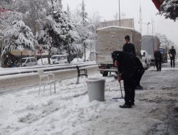 Tatvan’da kar hayatı olumsuz etkiledi