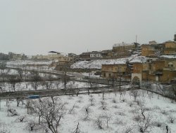 Midyat’a yılın ilk karı düştü