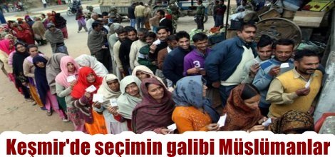 Keşmir'de seçimi Müslümanlar kazandı