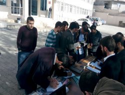 Şırnak Üniversitesinde Siyer Sınavı standı açıldı