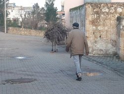 Köylü ısınma ihtiyacını dağdan karşılıyor
