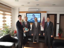 DÜ Rektör Yardımcıları Silvan Kaymakamını ziyaret etti