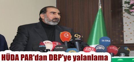 HÜDA PAR'dan DBP'ye yalanlama