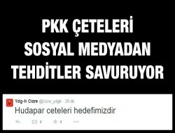 PKK çeteleri sosyal medyadan tehditler savuruyor