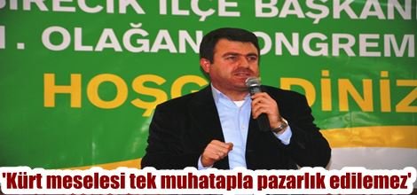'Kürt meselesi tek muhatapla pazarlık edilemez'