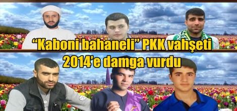 “Kaboni bahaneli” PKK vahşeti 2014’e damga vurdu