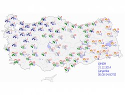 Kuvvetli yağış uyarısı!