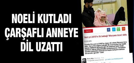 Noelci Barış Atay Çarşaflı Anneye Dil Uzattı!