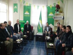 Bitlis'te Saadet Partisi'nden, HÜDA PAR'a taziye ziyareti