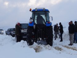 Muş'ta mahsur kalan köylüler kurtarıldı