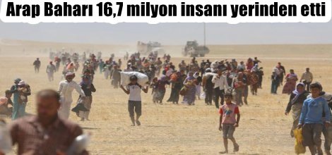 Arap Baharı 16,7 milyon insanı yerinden etti