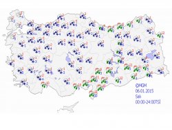 Yoğun kar yağışı uyarısı