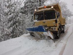 Bursa’da kar nedeniyle 332 köy yolu kapalı