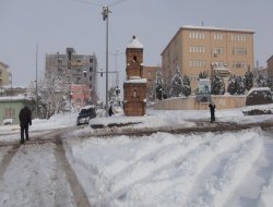 Çınar’da kar yağmadan okullar tatil edildi