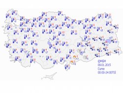 Kuvvetli buzlanma ve don olayı uyarısı