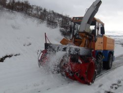 Bingöl’de 161 köy yolu ulaşıma kapandı