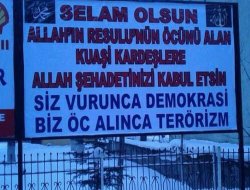 Kouachi kardeşlere billboardlı destek