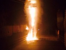 Kızıltepe'de patlayan trafo paniğe yol açtı