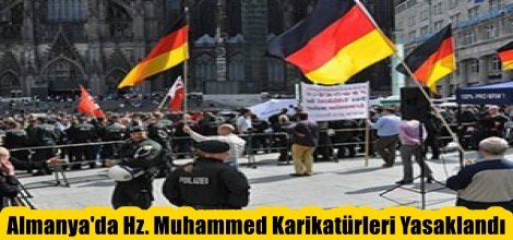 Almanya'da Hz. Muhammed Karikatürleri Yasaklandı