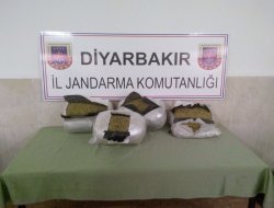 Diyarbakır’da 17 kg esrar yakalandı