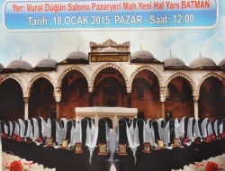 Batman’da icazet merasimi hazırlıkları devam ediyor