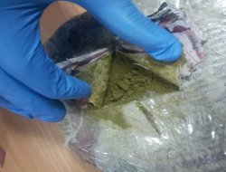 Mardin’de yeşil renkli toz esrar ele geçirildi