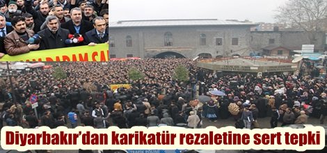 Diyarbakır’dan karikatür rezaletine sert tepki