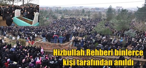 Hizbullah Rehberi binlerce kişi tarafından anıldı
