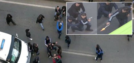 Diyarbakır'da Cadde Ortasında Silahlı Kavga!