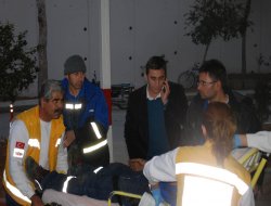 Tarsus’ta trafo patladı: Bir işçi ağır yaralandı