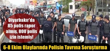 6-8 Ekim Olaylarında Polisin Tavrına Soruşturma