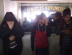 Sahte altın satmaya çalışırken yakalandılar