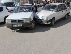 Kaza hafif sıyrıklarla atlatıldı