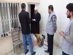 IHO Ebrar'dan Nusaybin'deki muhtaç ailelere kış yardımı