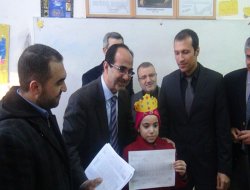 Gaziantep’teki Suriyeli çocuklar karne aldı