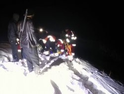 Donmak üzere olan avcı son anda kurtarıldı