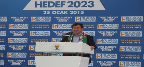 Başbakan Davutoğlu Diyarbakır'da konuştu