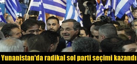 Yunanistan'da radikal sol parti seçimi kazandı