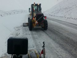 Bingöl’de kar yağışı etkisini göstermeye başladı