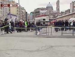 Taksim'de Polis Noktasına Silahlı Saldırı