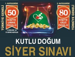 Umre Ödüllü Kutlu Doğum Siyer Sınavı yarın yapılıyor